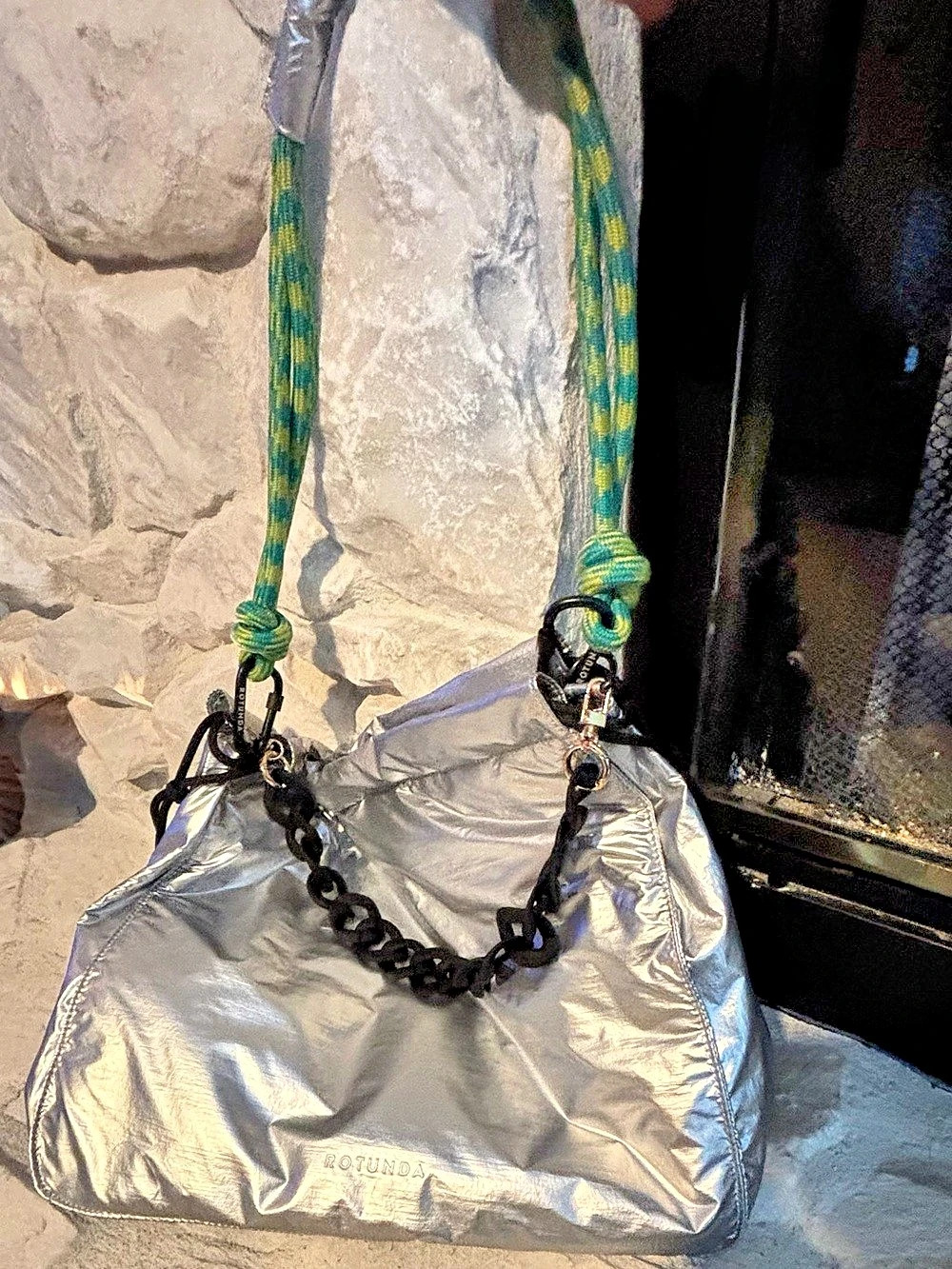 ROTUNDA Sant Hobo Bag Metallic Silver
